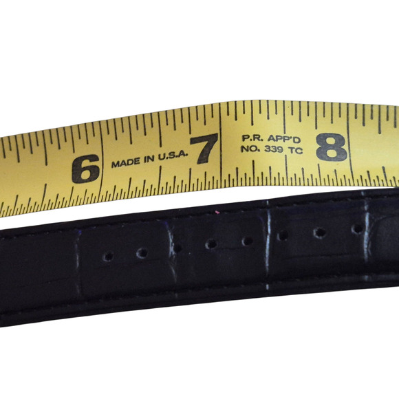 Accutime Mens Watch Large black dial tachymeter style New Battery Thin Stylish - Picture 10 of 11